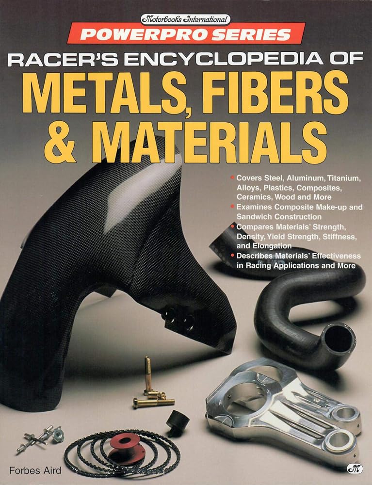 Racer's Encyclopedia of Metals, Fibers & Materials (Motorbooks International Powerpro) cover image