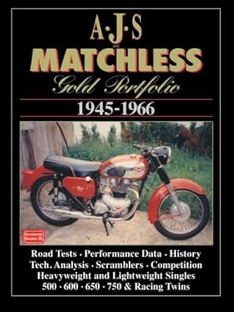 AJS and Matchless Gold Portfolio 1945-1966 cover image