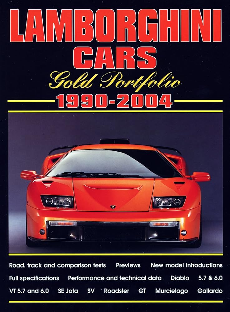 Lamborghini Cars 1990-2004 Gold Portfolio cover image